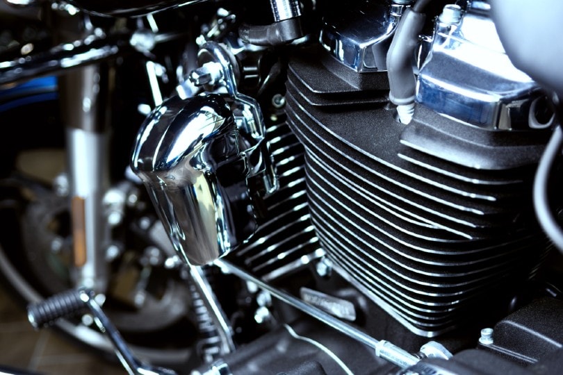 Internal Combustion Engine of a Motorcycle