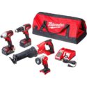 Milwaukee M18 Cordless Compact Combo Tool Kit