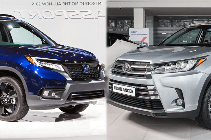 Honda Passport vs. Toyota Highlander