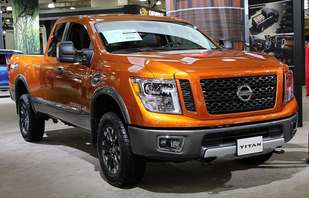 2019 Nissan Titan XD Pro4X front NYIAS 2019