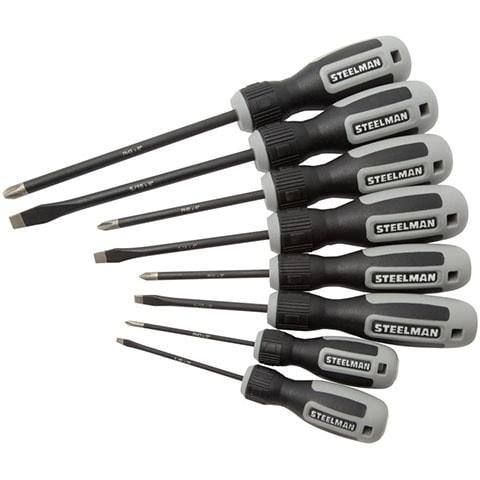 Steelman 8-Piece Diamond Tip Screwdriver Set