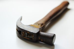 a hammer