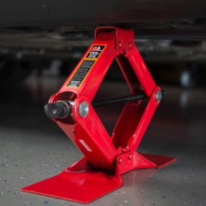 actual use of BIG RED T10152 Torin Steel Scissor Lift Jack Car Kit