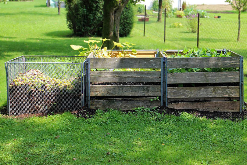 compost bins outdoor