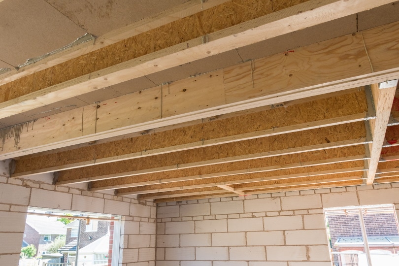 floor joists and trusses