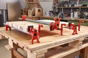 using Bessey BPC-H34 H Style Pipe Clamp