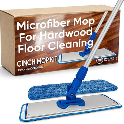 Cinch Mop - Microfiber Mop for Hardwood Floors