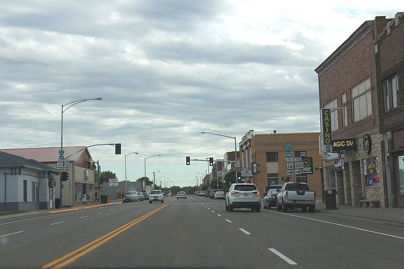 Downtown Glendive MT