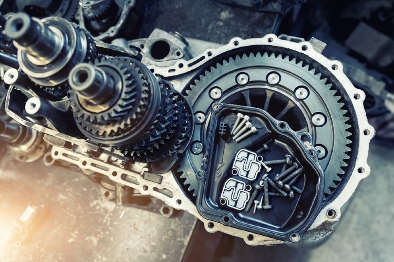 disassembled car automatic transmission
