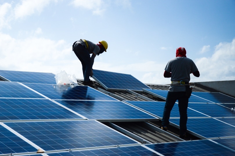 installing solar panels