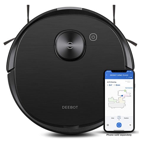 ECOVACS Deebot T8 Aivi Robot Vacuum Cleaner And Mop