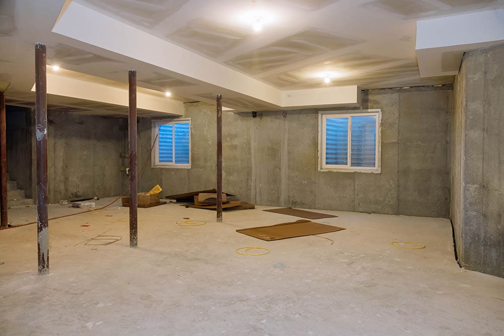 basement under construction