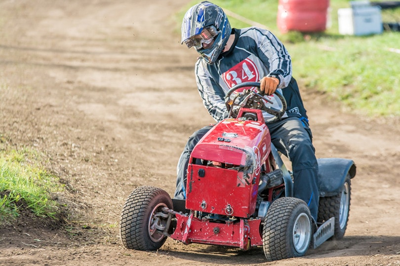 lawn mower racing