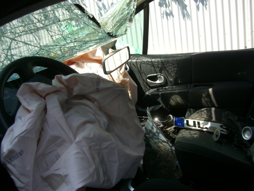 deployed airbag