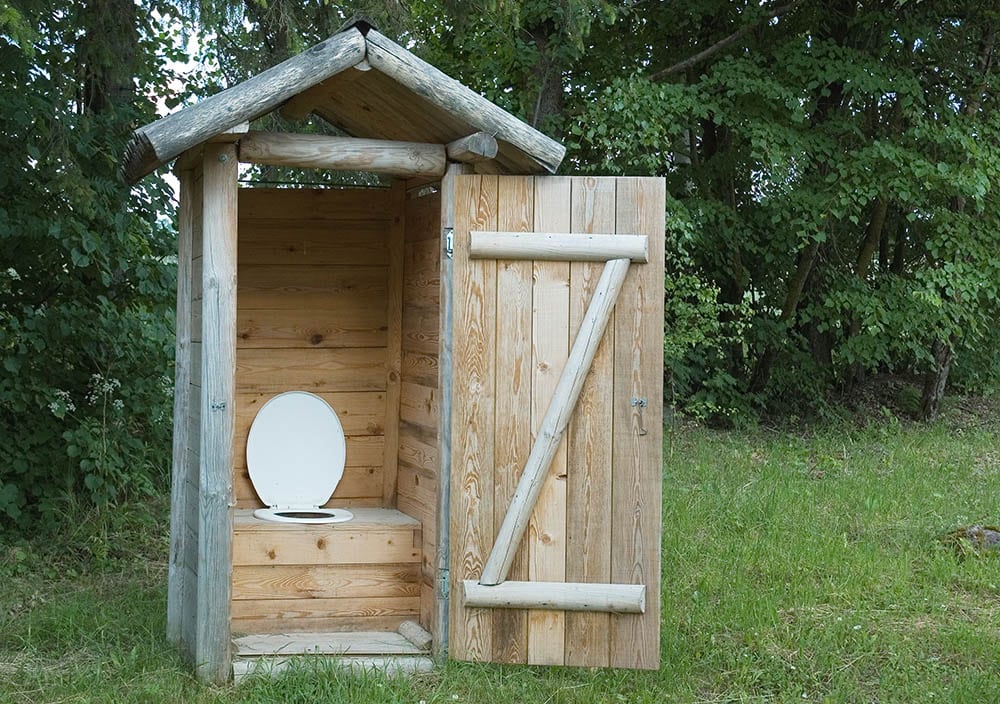 Rural composting toilet