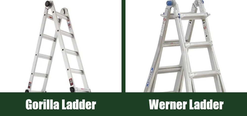 Gorilla Ladder vs Werner Ladder - Side by Side Comparison